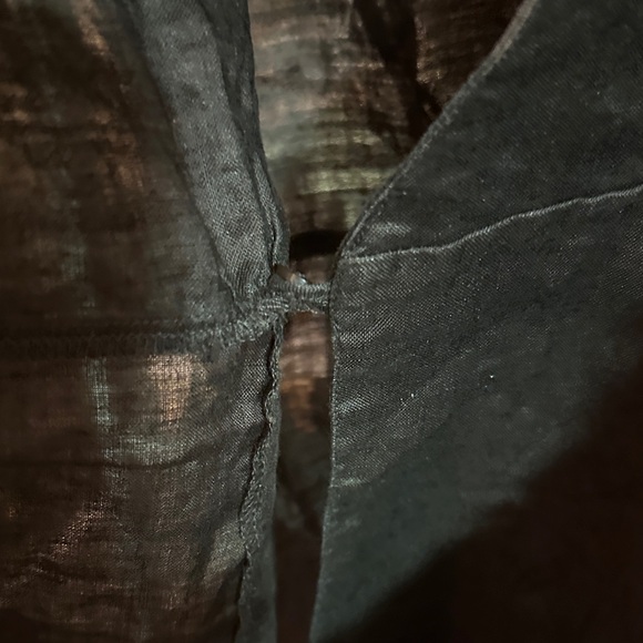 Zara Dark Brown Sleeveless Blouse - Picture 6 of 6